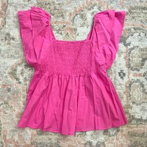 pink top